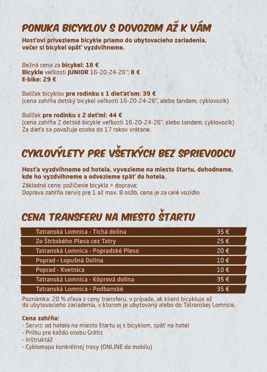 Oddy Villa Stará Lesná Kültér fotó